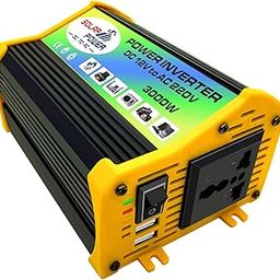 Qunan AKS Power Modified Sine Wave Inverter DC 12V to AC 220V Converter With 2.1A Dual USB Port Clips-13