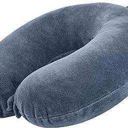 Maanisha Enterprises Premium Neck Pillow for Travelling Airplane Travel Pillow Comfortable Head Rest Neck Holder Pillow (Grey)-picture-23