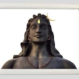 Vils Lord Sri Adiyogi Shiva Divine Holy Blessing Glow Light Lamp with Plug (Small Size)-image-65