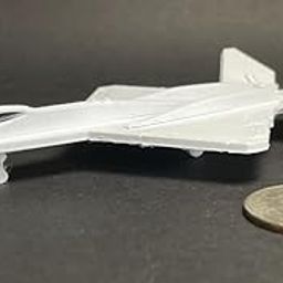 BHISRA FAB 3D Printed Aircraft Model Kit, F-22 Raptor Fighter Jet Assembly Parts, White-image-1