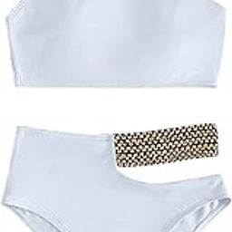 Women's Cut Out High Waist Bikini Sets Swimsuits Two Piece Bathing Suits-image-8