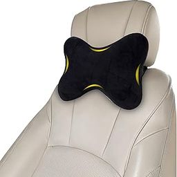 Billebon Neck Rest Pillow for Head Rest Fiber Neck Support for Car Seat, Office Chair, Car Pillows and Cushions for Head & Neck Support in Travel (Black, Set of 2)-40