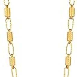 Chain for Men Boys Husband gents boyfriend Stylish golden Chain 1 one gram gold Neck Chain for Men Stainless Steel Chains for boys Jewellery Birthday Gift Anniversary fashion necklace-234-image-74