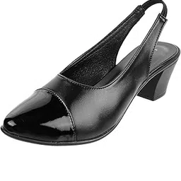 metro Women's Faux Leather Pointed Heel Formal Fashion Sandal-picture-37