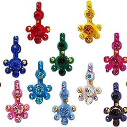 Comet Busters Multicolored Stone Bindi (BIN610)(12mm)-image-74