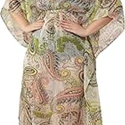 Women's Georgette Striped Knee Length Kaftan-image-14
