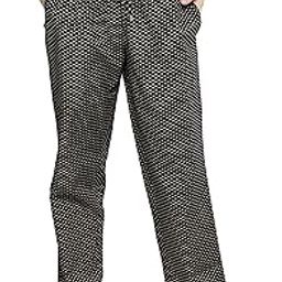 Women's Super Soft Comfortable Cotton Printed Pyjama Relaxed Lounge Pants with Pockets (Pyjama1)-image-3