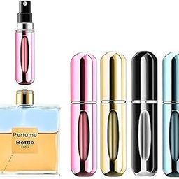 DAIDSUKE® ( Pack Of 2 Travel Mini Perfume Refillable Atomizer Portable Spray Container Bottle Travel Perfume Scent Pump Case Fragrance Empty Spray Bottle for Traveling and Outgoing (Multi)-6