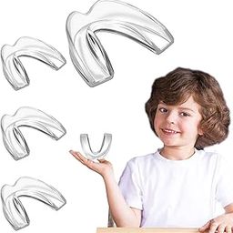 EasterCare Kids(5-10 years old) Mouthguard for Teeth Grinding, Pack of 4 Bite Guards + Dental Guard Case, Eliminate Clenching Bruxism at Night, Teeth Whitening Tray & Sports,Moldable Guards-image-76