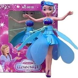 YADAV GIFTS CRAFTS Fancy Fairy Wings Dolls Set | Flying Doll Toy, Hand Sensor Control, USB Powered Magic Flying Fairy, Flying Toy, Flying Princess Doll-9