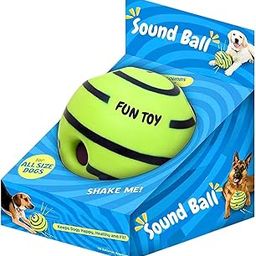 Agirav Tails Interactive Sound Ball for Dogs and Puppies| Fun Squeaky Sounds | Pet-Safe Materials| Suitable for All Dog Breeds | Size - Large Fun Giggle Sounds When Rolled or Shaken, Pets Know Best-image-37