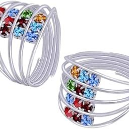 Combo pack of 2 Different Stylish Design modi toe ring-image-38