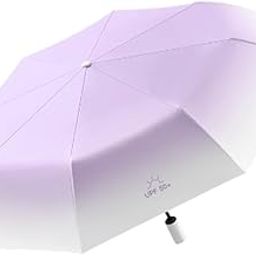 Travel Umbrella UPF 50+ Sun Protection Umbrella with Case Compact, Lightweight, Windproof Portable Parasol for Women, Men & Kids-image-32