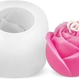 YATHAKATHA - Rose Candles Molds for Candle Making, 3D Rose Bud Flower Silicone Mold, for DIY Epoxy Resin Casting Handmade Soap Ice Valentine's Day Mother's Day Mould (Medium)-image-89