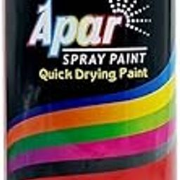APAR Spray Paint Heat Resistance Silver (upto 600°C) -225 ml, For High Heat Surface Like silencer, boiler,chimneys etc.-32
