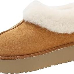 Women's Snow Boots Casual Round Toe Ankle Booties Anti Slip Short Boots 35 Brown|Clothing Shoes & Accessories | Boots|1 Pair Snow Boots-image-87
