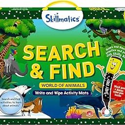 Skillmatics Search and Find Animals Educational Game - Reusable Preschool Learning Activities, Perfect for Toddlers & Kids Who Love Toys, Art & Crafts, Builds Vocabulary, Gifts for Ages 3, 4, 5, 6-image-31