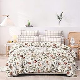 MORADO Glace Cotton Single Duvet Cover/Rajai Cover/Blanket Cover with Zipper (60x90 Inches, Floral)-image-25