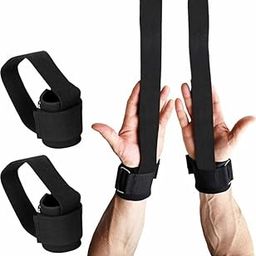 RACE Deadlift Weight lifting Wrist Straps For Gym Hand Grips Band Support With Soft Cushioned Padding And Long Straps, For Max Grip And Barbell Stability-image-16