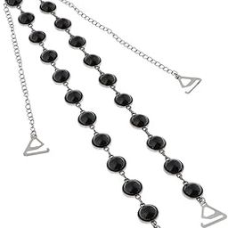 ELBME® Womens Pearl Beads Bra Strap Adjustable Detachable Underwear Bra Strap Black Clothing, Shoes & Accessories | Womens Clothing | Intimates & Sleep | Bras & Bra Sets-picture-31
