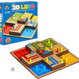 Toysbox Junior 3D Ludo Board Game, 2-4 Players, Wooden MDF Material, Family Games for Adults and Kids-image-45