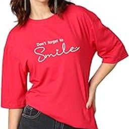 Quirky Printed T-Shirt for Women | Fun & Playful | Casual Chillwear-image-12