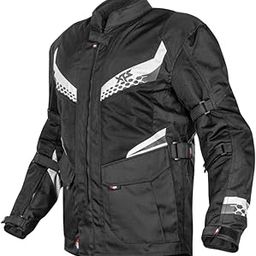 XTS Gear Unisex Adult Xts Endo Riding Standard Length Jacket - Mesh Protective Motorcycle Touring Riding Jacket With Impact Protection And Abrasion Resistance - Black, Medium-image-8