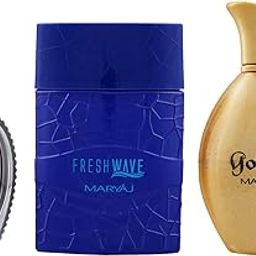 Ajmal Wisal EDP 50ml Oriental perfume for Women & Maryaj FRESH WAVE FOR HIM EAU DE PARFUM 100 ML & GOLDIE EDP 100 ML-image-32