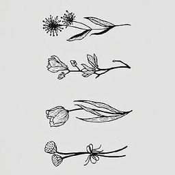 Simply Inked Flower Bundle Semi Permanent Tattoo Designer Semi-Permanent Tattoo for Girls Boys Men Women waterproof Sticker Size: 2.8 x 4.8 inch l Blue Black l 2g-picture-42