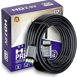 Black-R High-Speed 3D 4K 10 Meter HDMI Cable HDMI 2.0 Supported | 4K 60Hz, HD Audio & Video 2160p, Computer, Laptop, Apple Projector, Set-top Box, HD TV,Monitor,Xbox 360,PS5-10