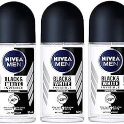 NIVEA MEN Anti-perspirant Deodorant roll no for men 50ml (Black & White)-49