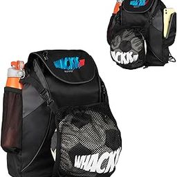 Storm Soccer Black Football Equipment Bags Basketball Volleyball Throwball Drawstring Backpack Ballbag Helmet/Ball Pocket Dual Pockets Bottle Holder Lightweight Gym Sports Kitbag for Men Boys-image-63