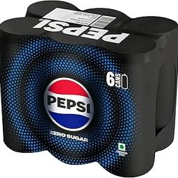Pepsi Zero Sugar Soft Drink (330 ml) - Pack of 6-4