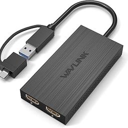 Wavlink USB 3.0 to Dual HDMI UHD Universal Video Graphics Adapter Supports up to 6 Monitor displays, 4K@30Hz and 1080@60Hz External Video Card Adapter Support Windows,Mac, Chrome OS, Android 7.1 Above-picture-7