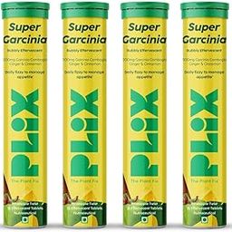 PLIX - THE PLANT FIX Garcinia Cambogia 15 Effervescent Tablets For Weight Loss- Pack of 4, Ayurvedic Herbs,Ginger,Cinnamon Extract, Improves Energy, Boost Metabolism and Burn Fat, For Men & Women-2