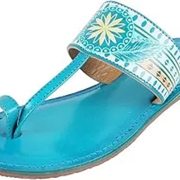 metro Women Kolhapuri Leather Chappal-picture-27
