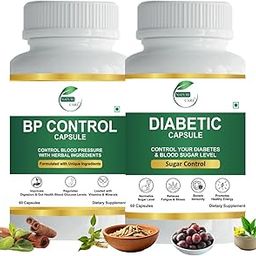 Naturicare Diabetic and BP Control Capsules | Natural Blood Sugar Control, Insulin Support, and Diabetes Management | Diabetic Ayurvedic Medicine | BP Control Ayurvedic Medicine | For Men & Women-image-28