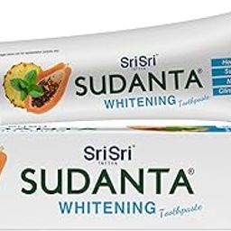 Sri Sri Tattva Sudanta Whitening Toothpaste | Herbal Actives for Naturally Brighter Smile | Sulphate-Free, Non-Fluoride, Clinically Tested Ayurvedic Oral Care with Papaya & Mint | 150g (Pack of 2)-28
