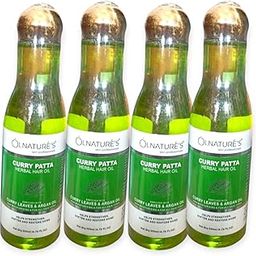 CURRY PATTA HERBAL Hair Oil with Almond Oil, Bhringraj, Brahmi & Tulsi, 100ml, Pack of 4-image-24