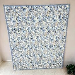 Comforter, Blue and Brown Pattern,Size229 x 203 cm,Super Soft Comforter-image-0