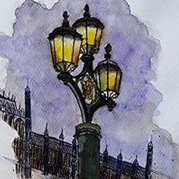MagicTrails | Art Print | London Lamppost | 8 in x 11 in-image-80