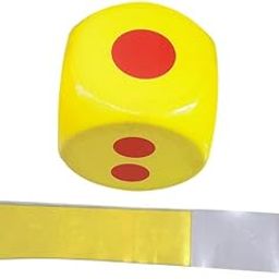 Fashion My Day Dice Board Games Math Teaching 6 Sided for Teacher Classroom Boys Girls Yellow-image-23