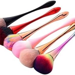 Soft Nail Art Dust Remover Brush, Long Handle Manicure Tool, Makeup Powder Blush Brushes, Acrylic Gel Powder Mineral Brush(Assorted Colours)-pack of-1.-picture-55