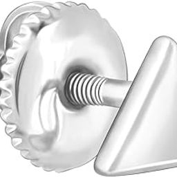 925 Silver Trigon Stud For Men| Earrings to Gift Men & Boys| With Certificate of Authenticity and 925 Stamp | 6 Months Warranty-image-47