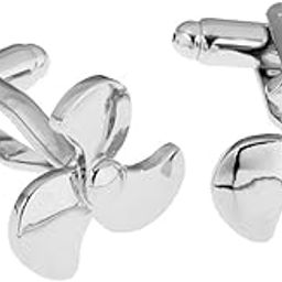 1 Pair Ships Propeller Cufflinks Novelty Yachtsman Mens Shirt Aviation Jewelry-image-19