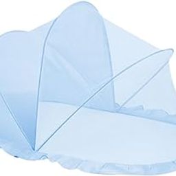 CALANDIS™ Baby Crib Net Play Tent Cover Canopy Cot Netting Cover for Home Crib Playard Blue | Canopies & Netting | Bedding-image-19
