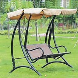 Invezo : Textilene Outdoor Swing for garden / Indoor Swing - 2 seater Swing with Removabe waterproof Canopy - Jhula for Garden, Swing for Terrace, Swing for Adults, Swing for Balcony (Sweat proof, UV proof - comfort swing)-image-28