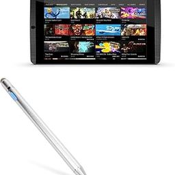 BoxWave Stylus Pen Compatible with Nvidia Shield Tablet K1 - AccuPoint Active Stylus, Electronic Stylus with Ultra Fine Tip for Nvidia Shield Tablet K1 - Metallic Silver-15