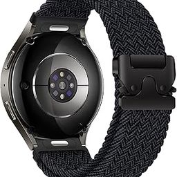 Compatible with Samsung Galaxy Watch 7 Strap 44mm 40mm,Galaxy Watch 4/5/6/FE,6 Classic 43/47mm,5 Pro 45mm,4 Classic 42/46mm,One Click Braided Nylon Strap with Parachute Buckle-image-74