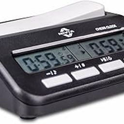 NIVIA 329 Plastic Chess Clock (Black)-21